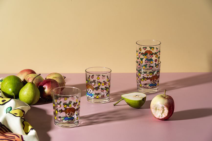 Vaso Muurla Pippi Calzaslargas, 200 ml, diseño Pippi y el Caballo