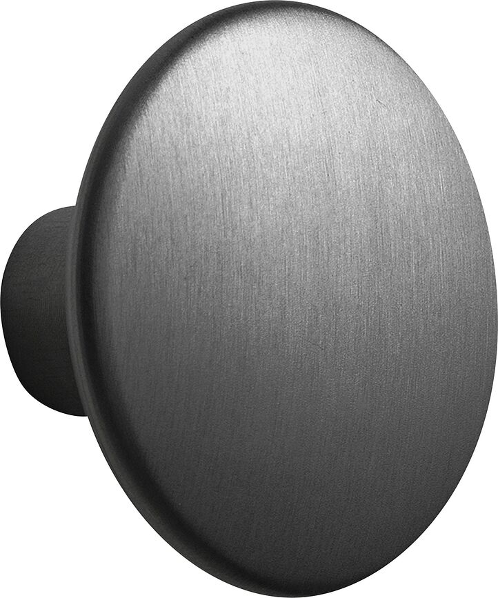 Agățătoare de perete Dots Metal 3,9 cm neagră