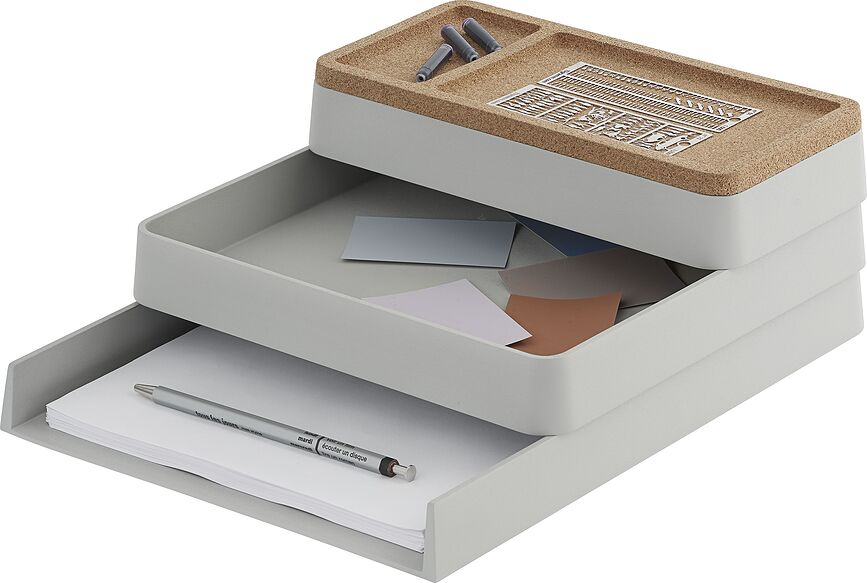 Arrange 1 Organizator za stol sivi