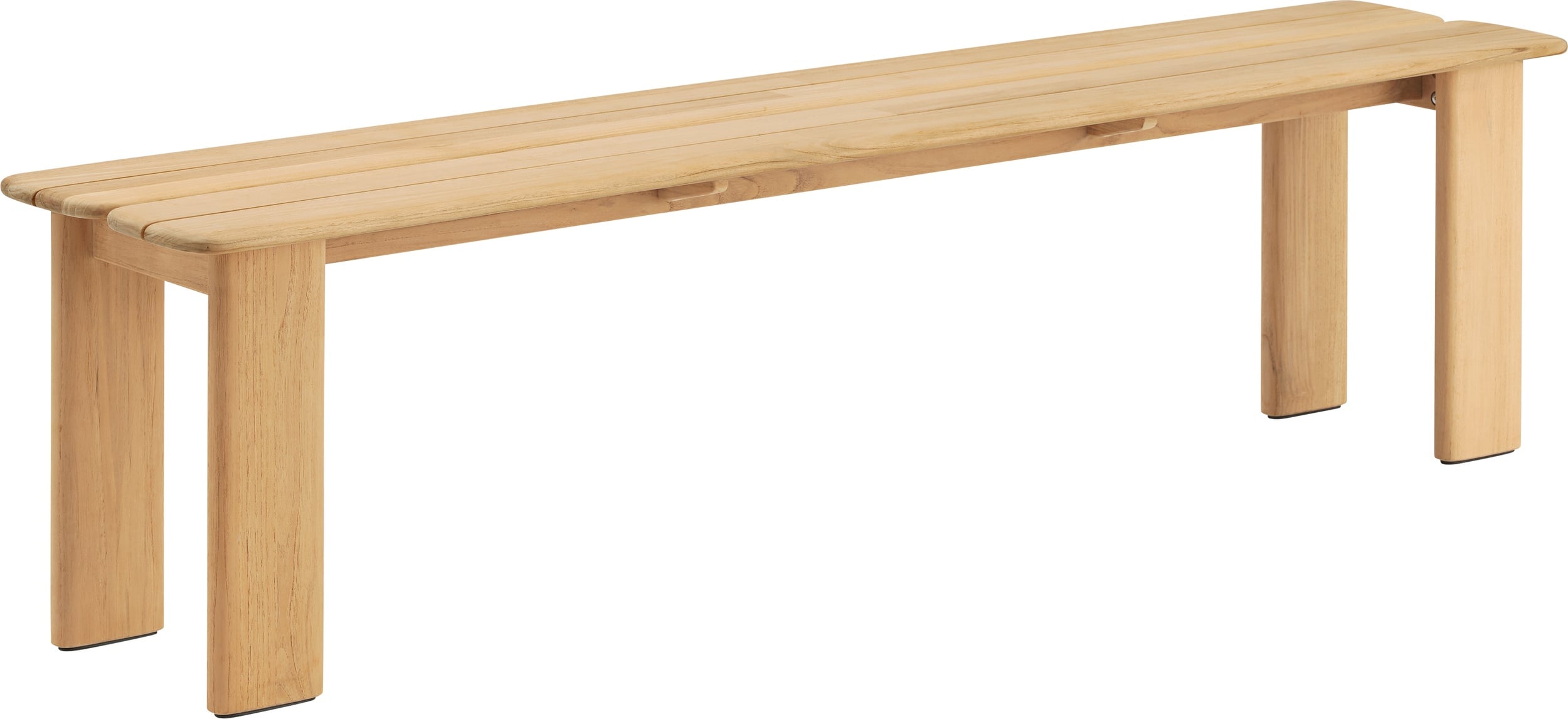 Assemble Gartenbank 180 x 36,5 cm, Naturholz