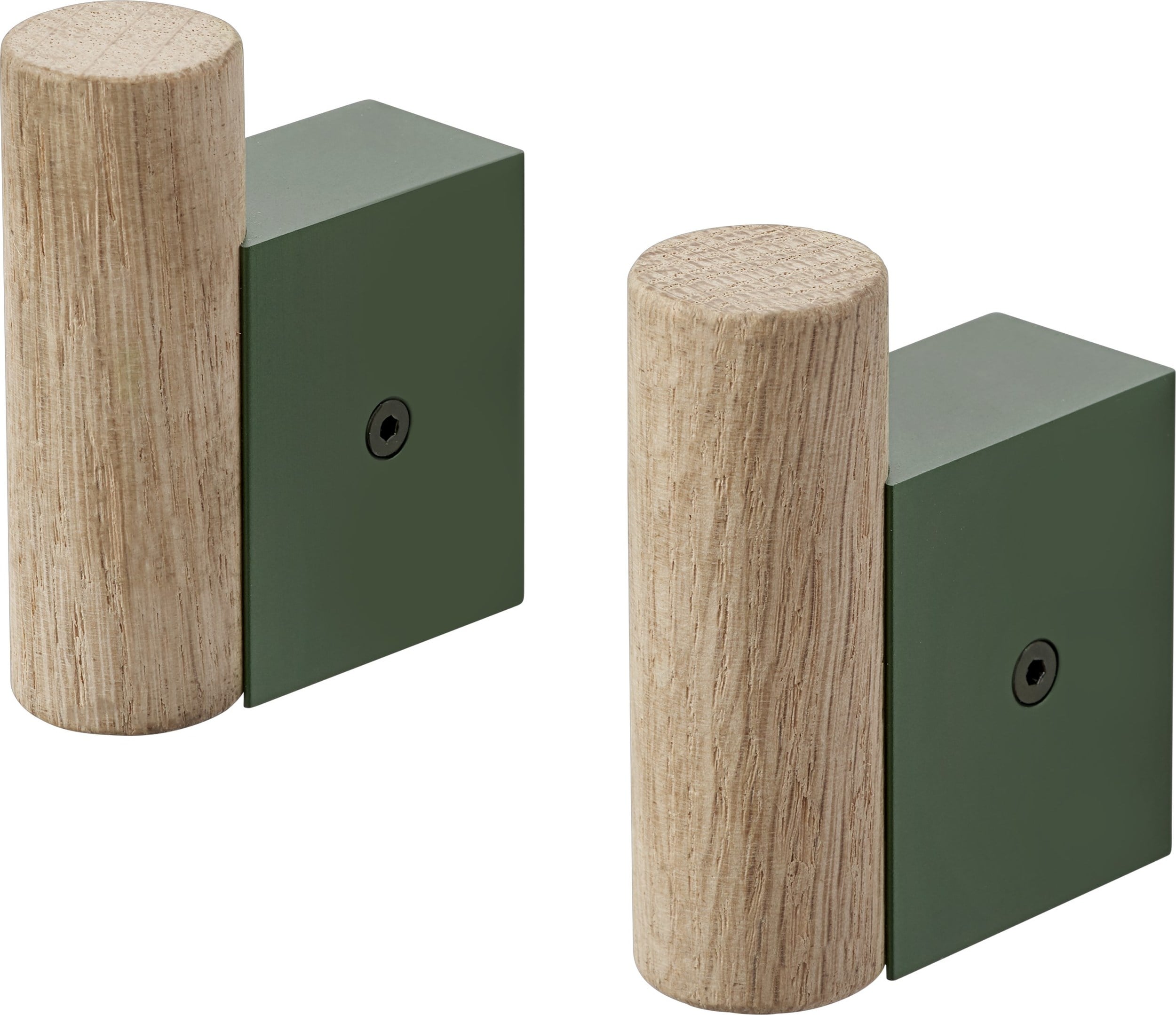 Attach Wandhaken dunkelgrün 2 St.