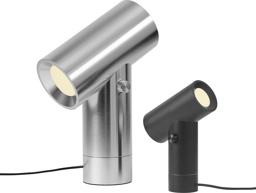 Beam Stolna Lampa L srebrna