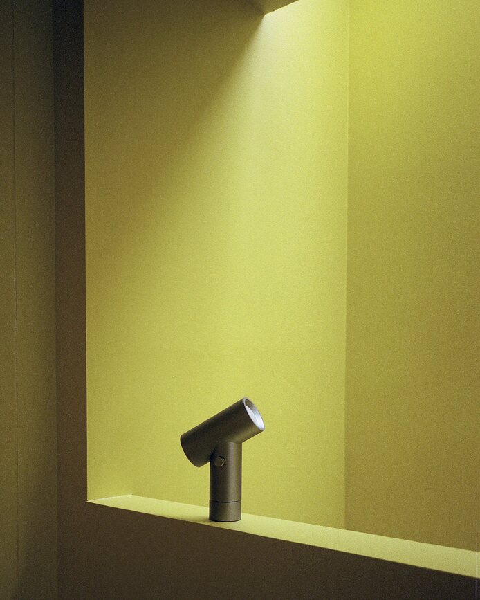 Beam Lampe à poser L, argentée