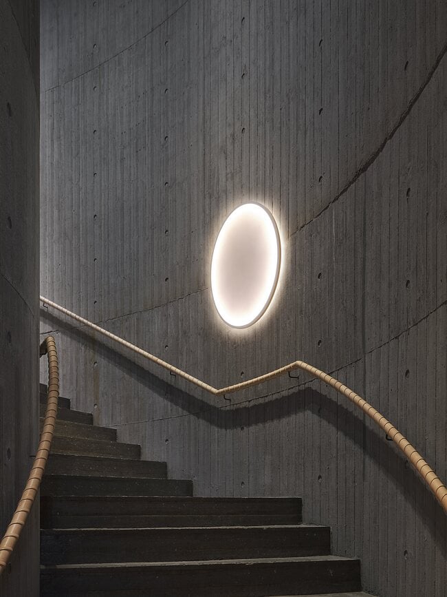 Calm Lampa zidna 90 cm narančasta