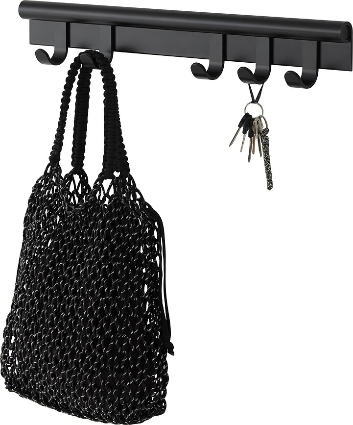 Coil Patère murale 60 cm, prune