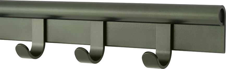 Coil Patère Murale 100 cm, prune