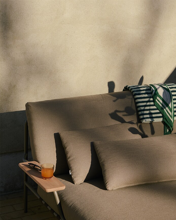 Cojín de jardín Settle, marrón