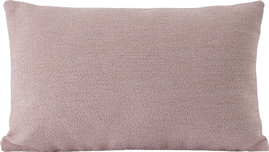 Cojín decorativo Mingle, 35 x 55 cm, rosa y verde azulado oscuro