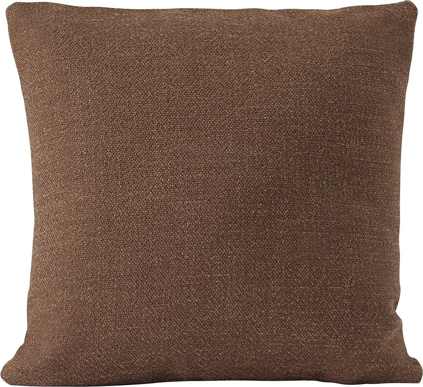 Cojín decorativo Mingle, 45 x 45 cm, marrón y azul