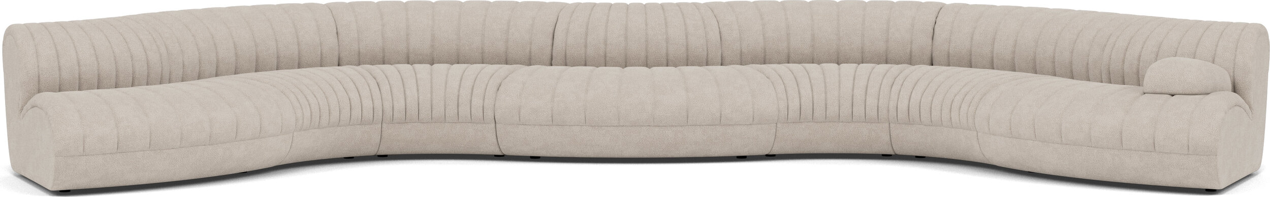 Coltre Configuration 1 modulares 7-Sitzer Sofa sandfarben