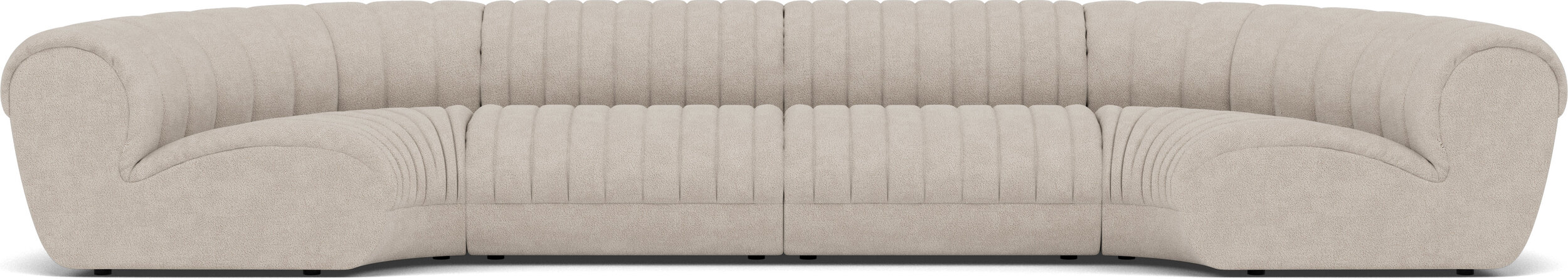 Coltre Configuration 1 Modulsofa 4-Sitzer sandfarben