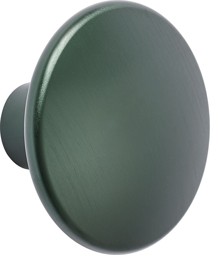 Dots Metal Crochet mural, 5 cm, vert foncé