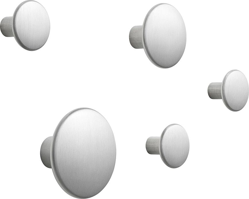 Dots Metal Γάντζοι Τοίχου, αλουμίνιο, 5 τμχ