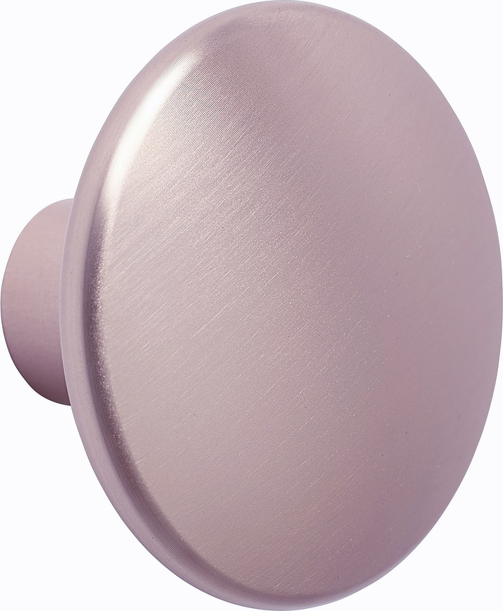 Dots Metal Kavelj stenski, 3,9 cm, lila