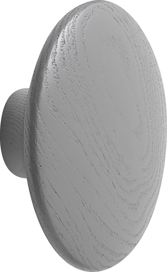 Dots Wood Crochet mural, 6,5 cm, gris foncé