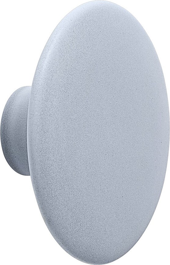 Dots Wood Stenski kavelj, 13 cm, svetlo moder