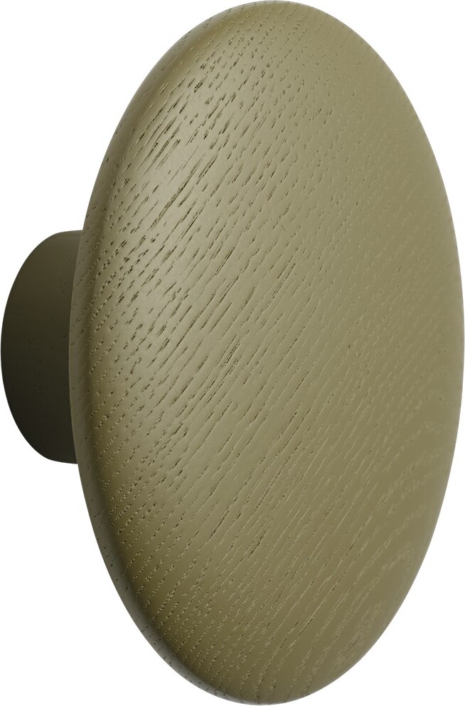 Dots Wood Wandhaken 13 cm khaki