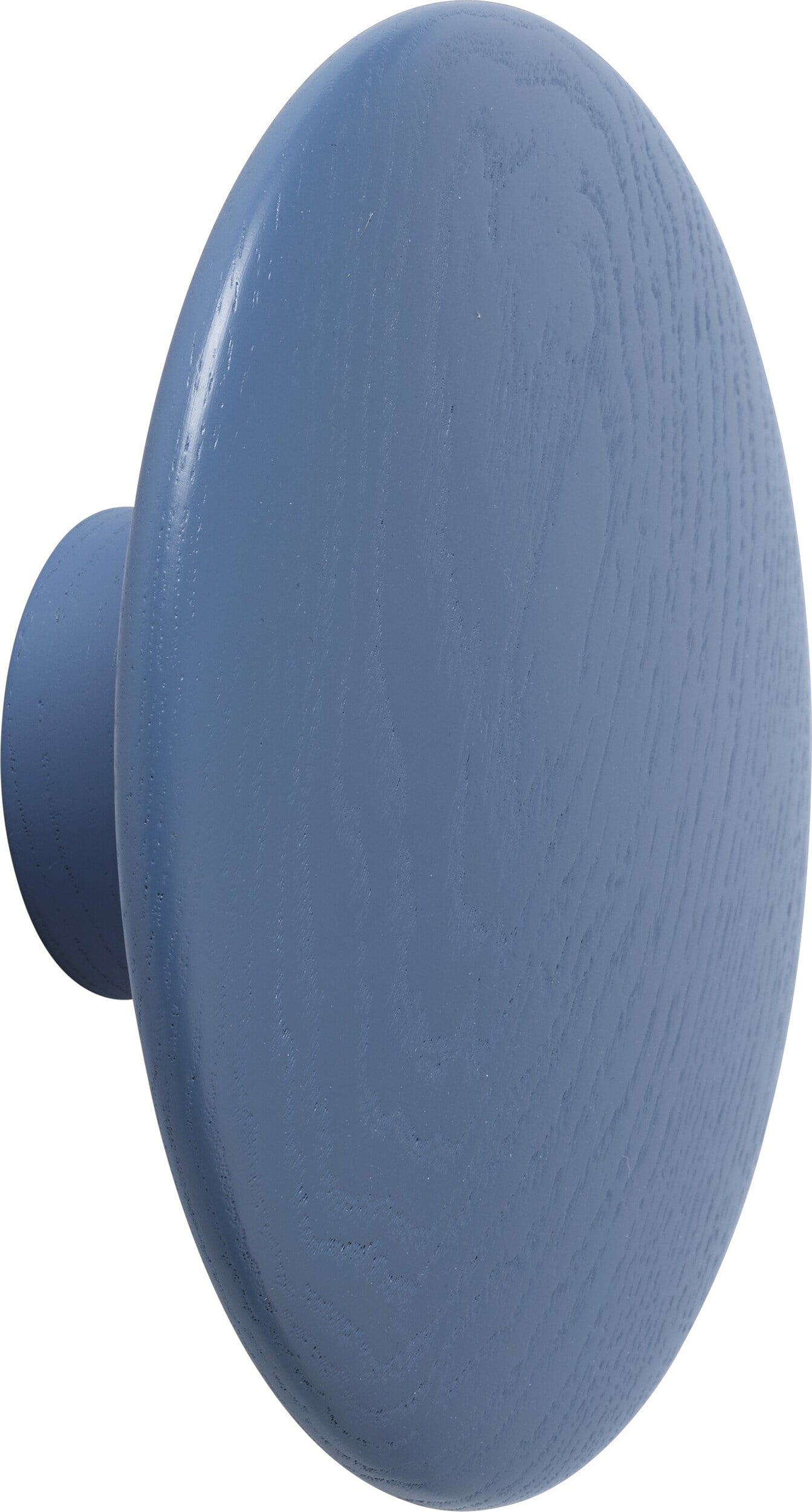 Dots Wood Wandhaken 6,5 cm gedämpftes Blau