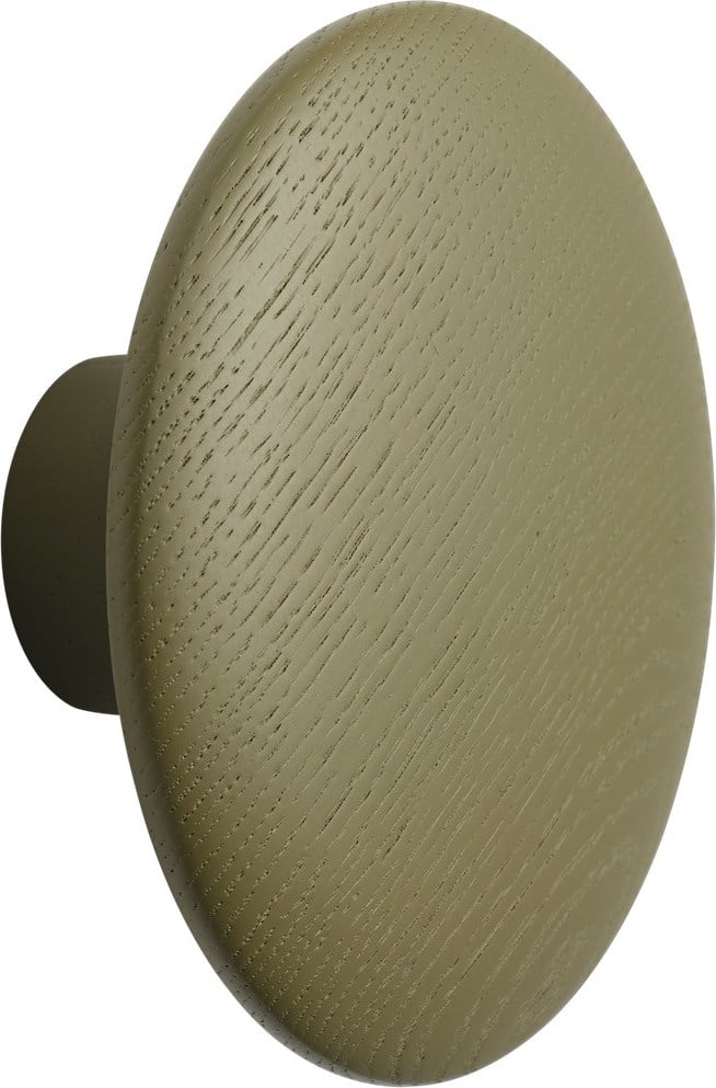 Dots Wood Wandhaken 9 cm khaki