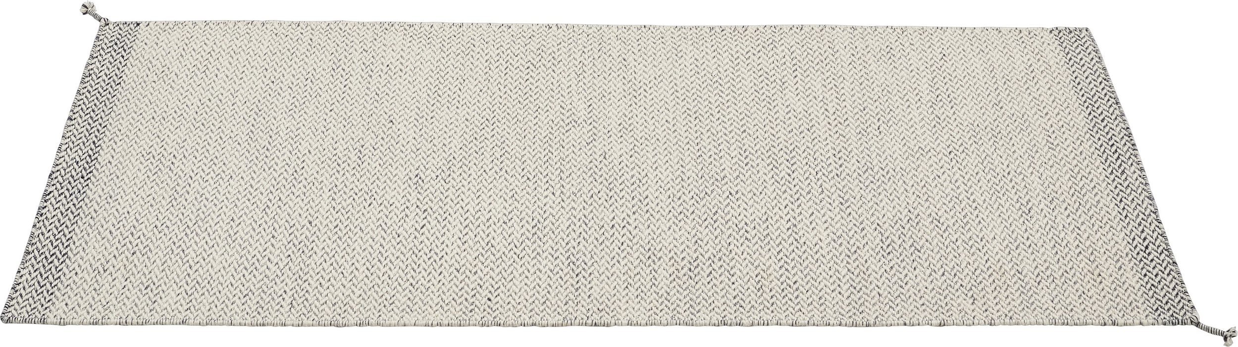 Dywan Ply 80 x 200 cm zgaszona biel