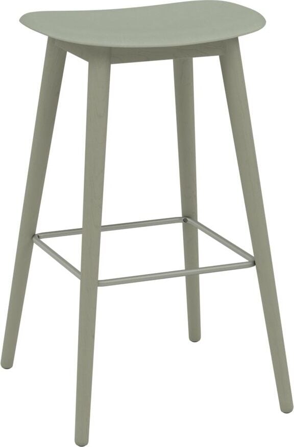 Fiber Barhocker 75 cm graugrün