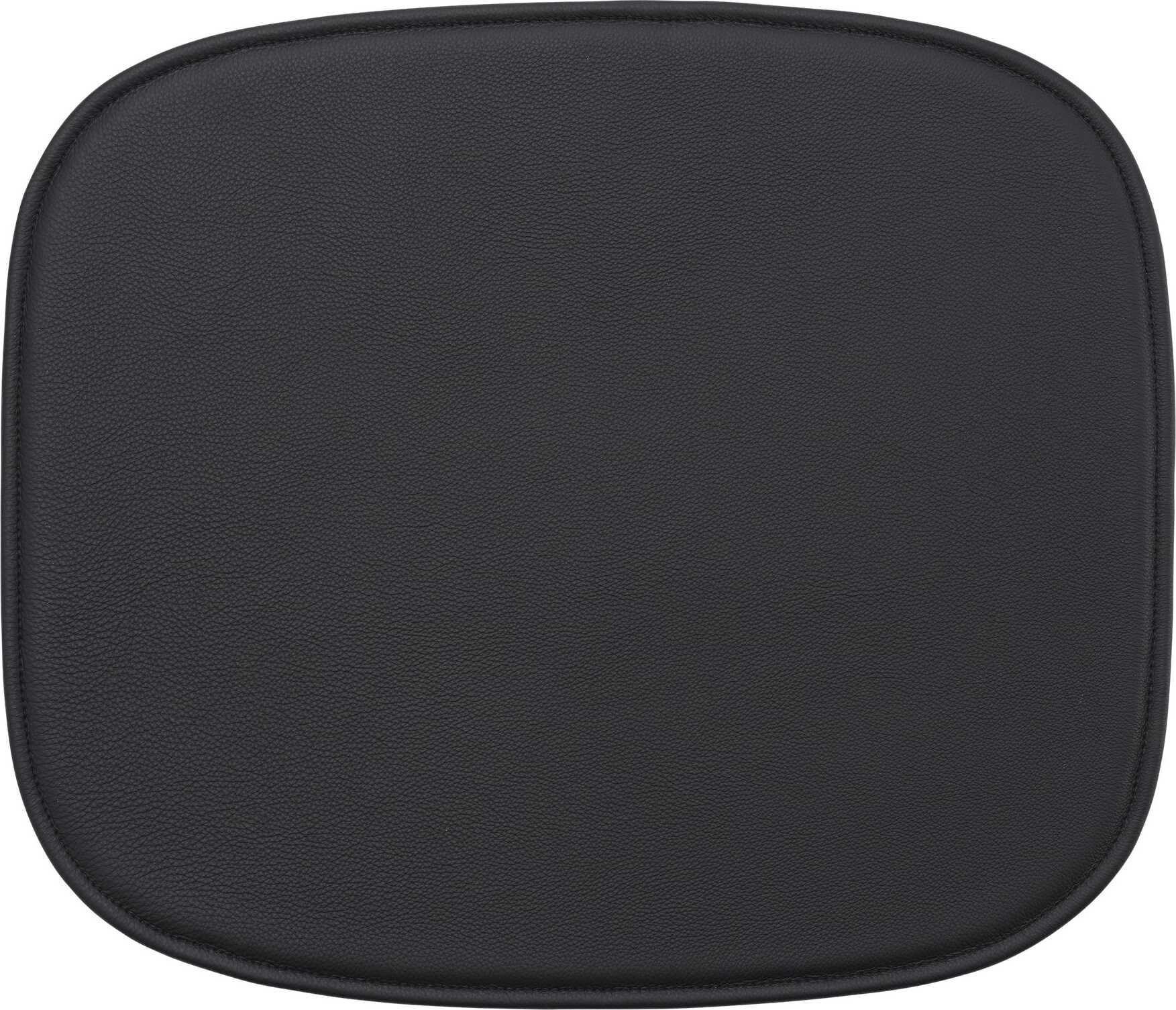 Fiber Easy Leather Black Stuhlkissen 38 cm