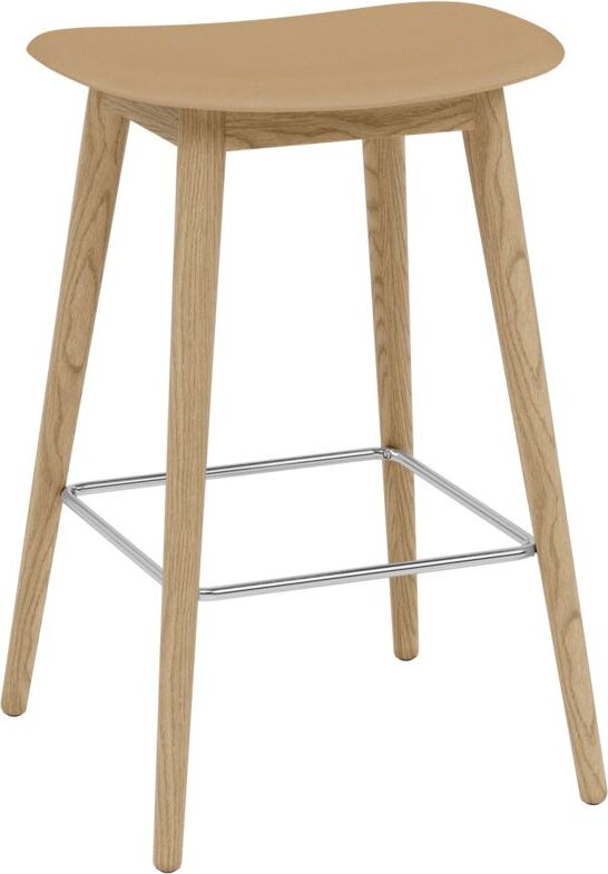 Fiber Hocker 65 cm ockerfarbig