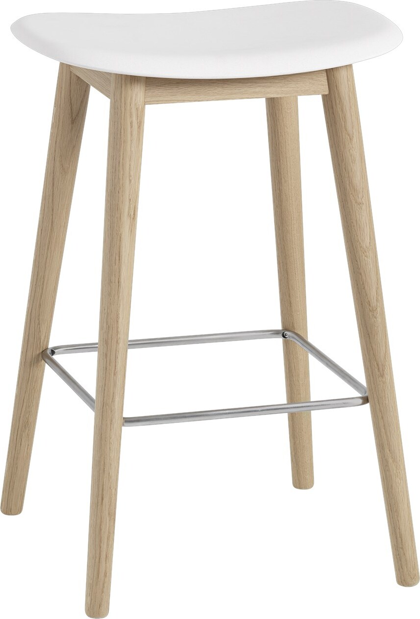 Fiber Hocker 65 cm weiß