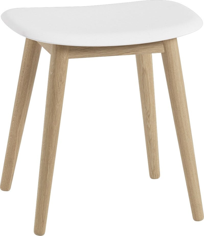 Fiber Hocker weiß