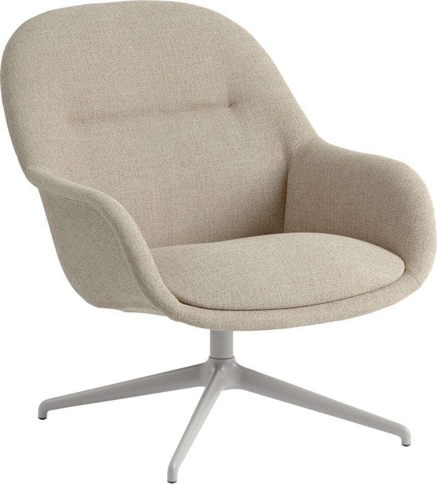 Fiber Lounge Drehsessel, beige