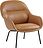 Fiber Lounge Sessel Cognacbraun Leder