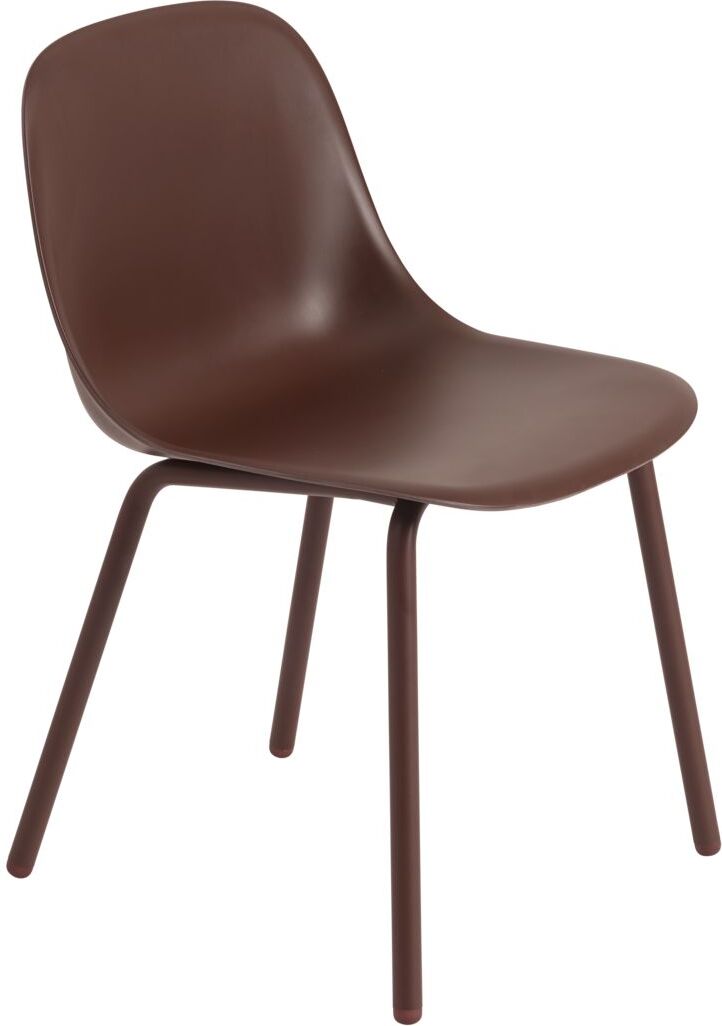 Fiber Outdoor Stuhl rotbraun