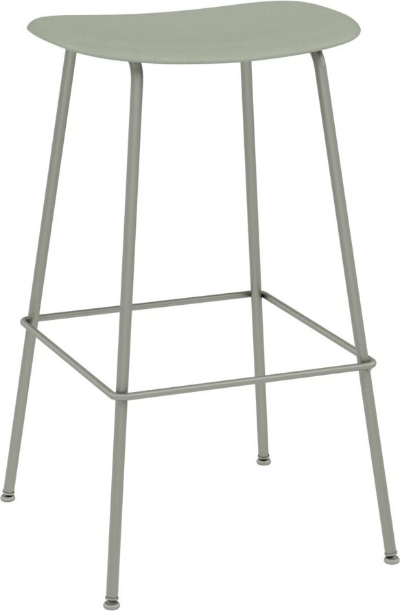 Fiber Tube Barhocker 75 cm graugrün