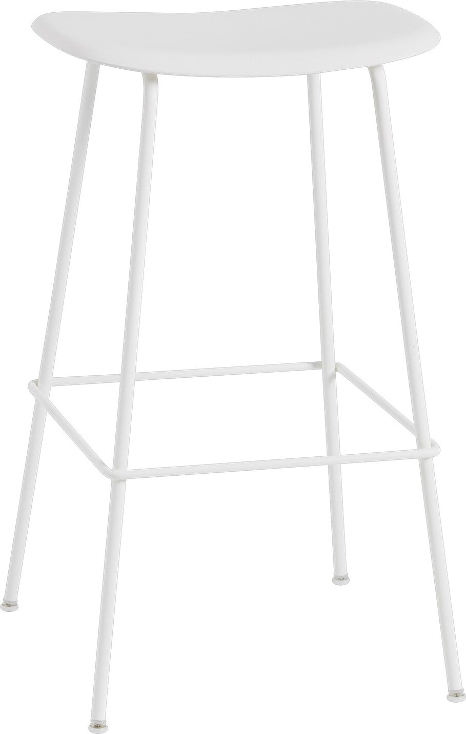 Fiber Tube Barhocker 75 cm weiß