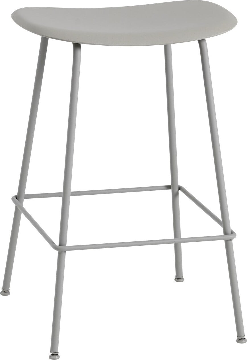 Fiber Tube Hocker 65 cm grau