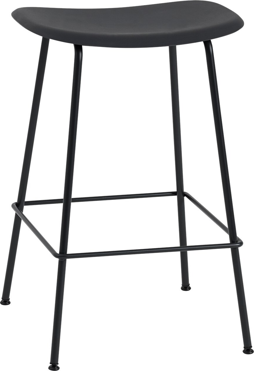 Fiber Tube Hocker 65 cm schwarz
