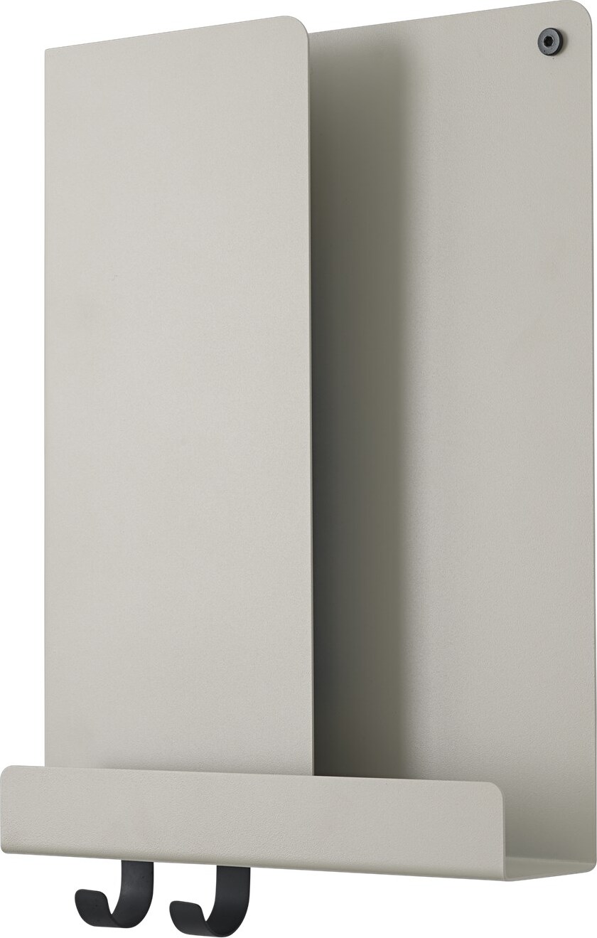 Folded Wandregal 29,5 x 40 cm grau