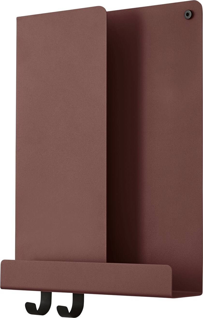 Folded Wandregal 29,5 x 40 cm rot