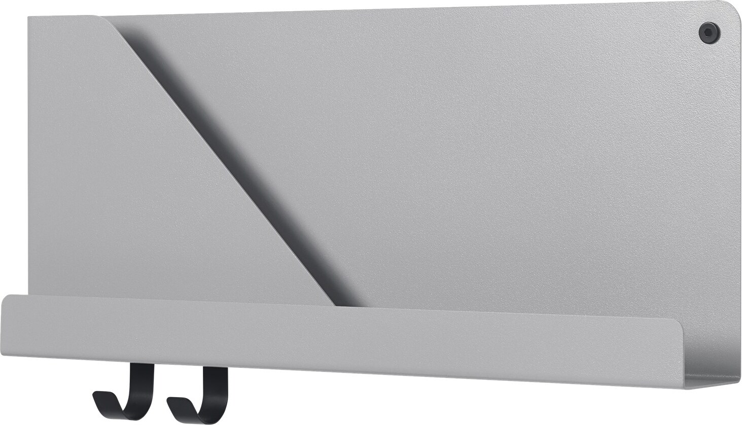 Folded Wandregal 51 x 22 cm grau