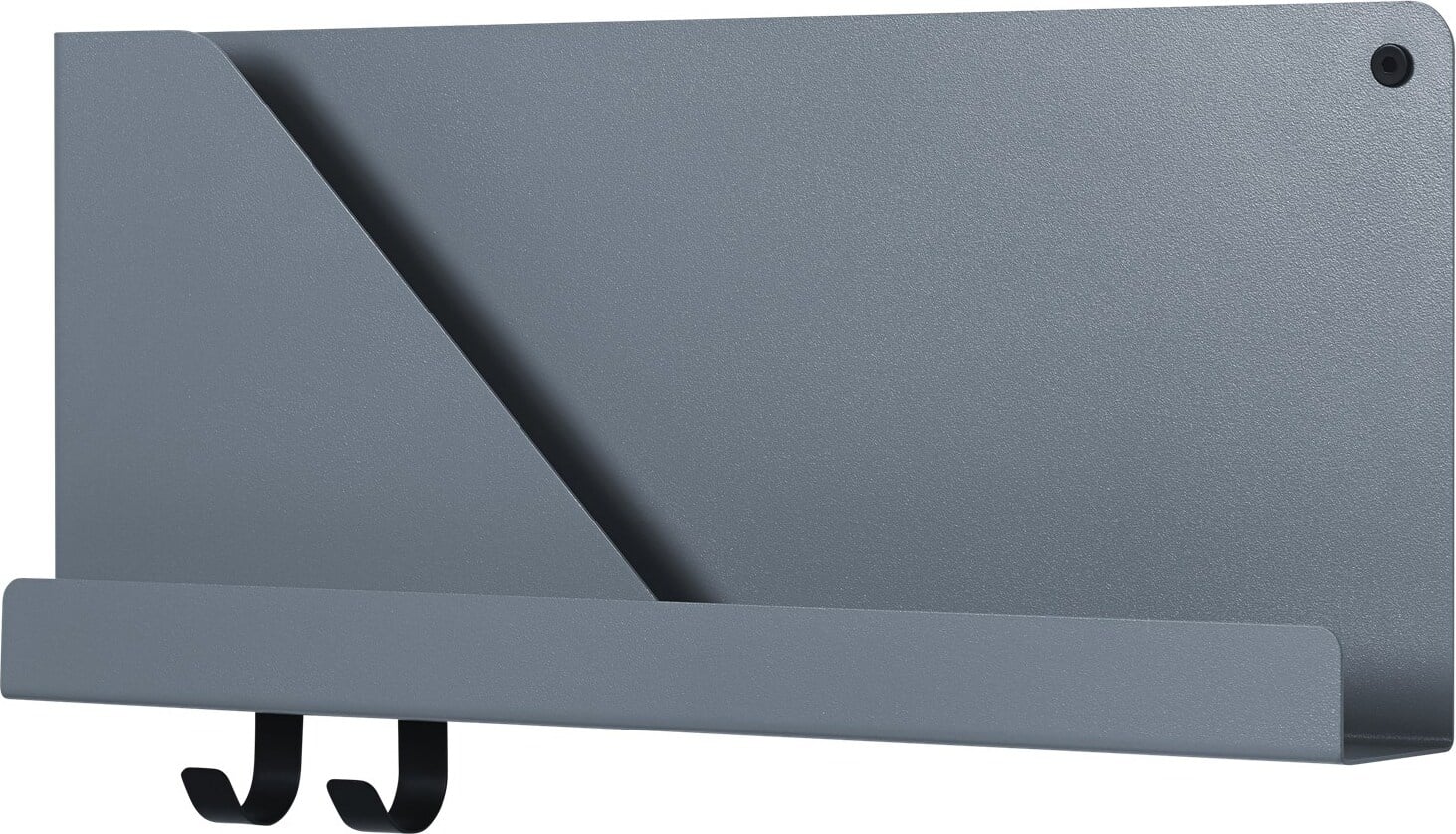 Folded Wandregal 51 x 22 cm graublau