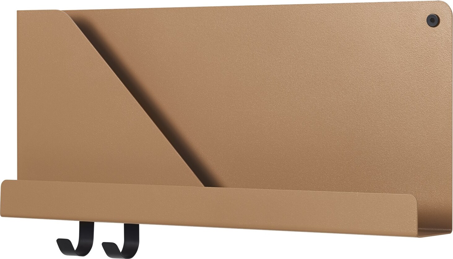 Folded Wandregal 51 x 22 cm orangefarben