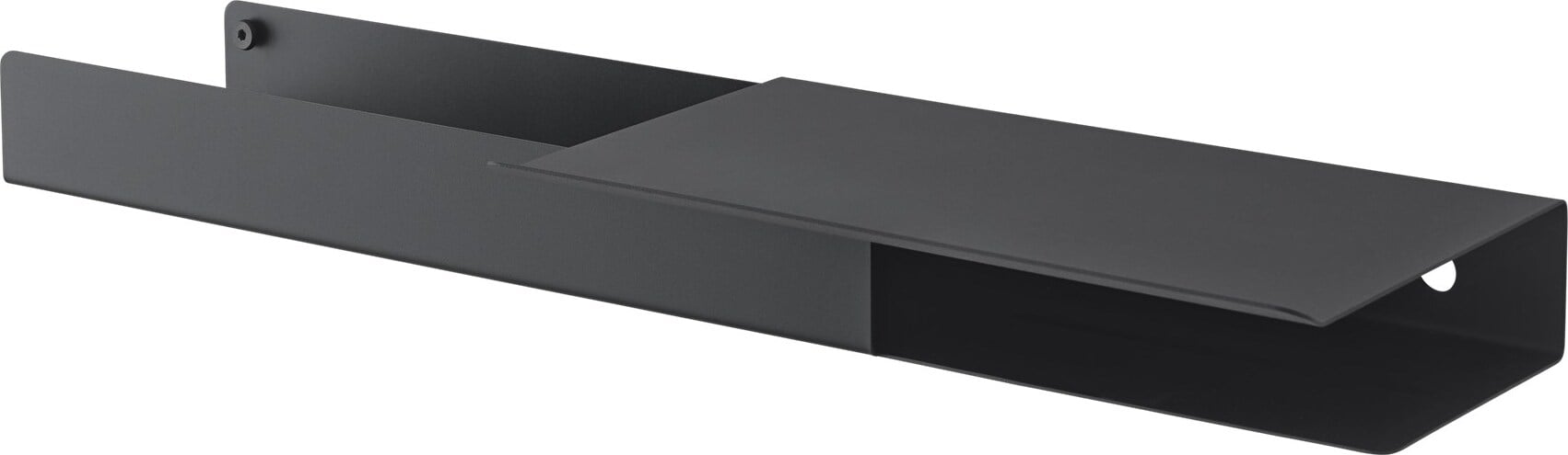 Folded Wandregal 62 x 5,4 cm schwarz