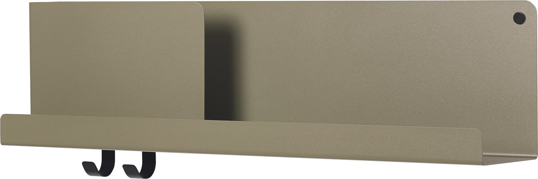 Folded Wandregal 63 x 16,5 cm olivenfarben