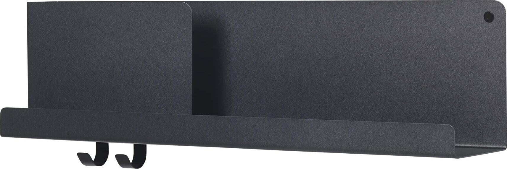 Folded Wandregal 63 x 16,5 cm schwarz