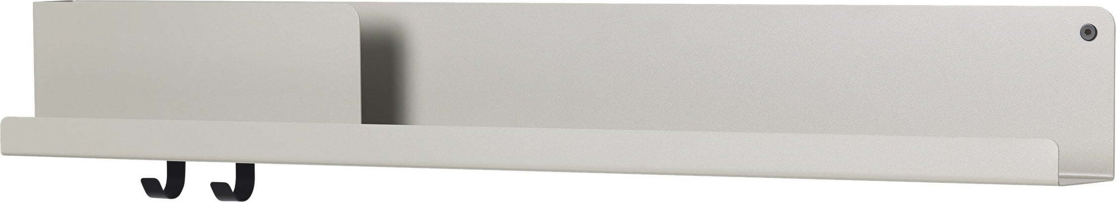 Folded Wandregal 96 x 13 cm grau