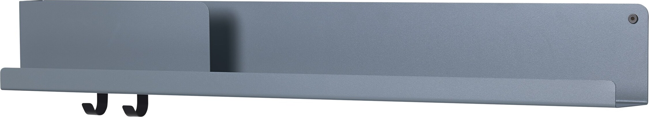 Folded Wandregal 96 x 13 cm graublau