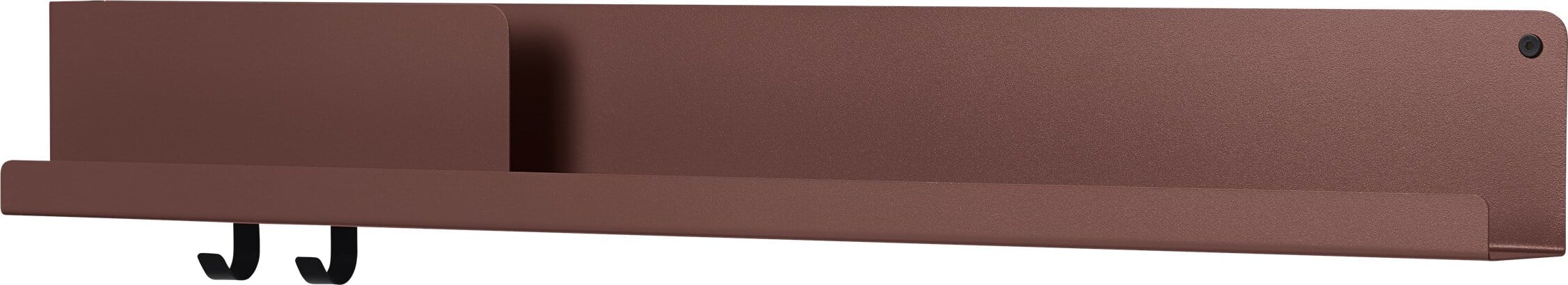 Folded Wandregal 96 x 13 cm rot