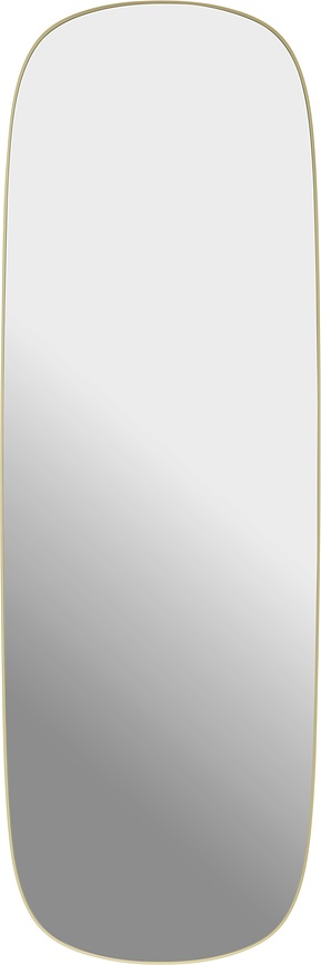 Framed XL seinapeegel helekollane