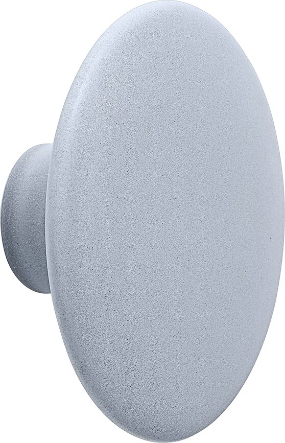 Gancho de pared cerámico Dots, 13 cm, azul claro