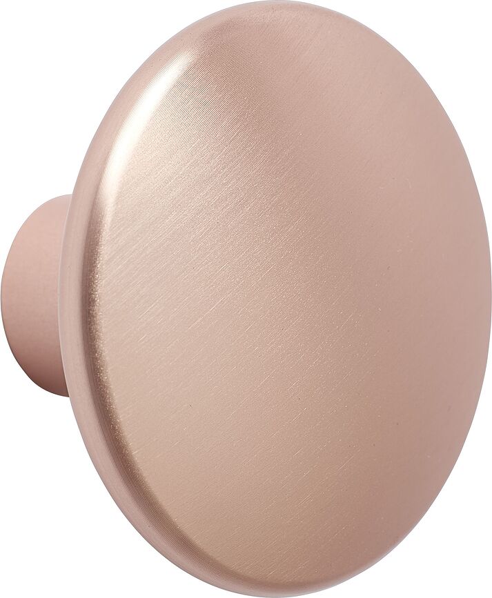 Gancho de pared de metal Dots Metal, 5 cm, rosa